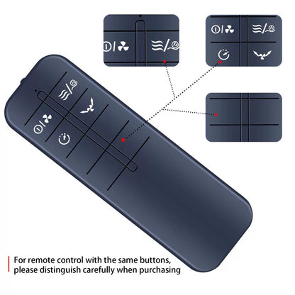 Remote Control For Holmes Tower Fan 15VX2R03 HT38R HT38RB2 HTF3610AR [6]