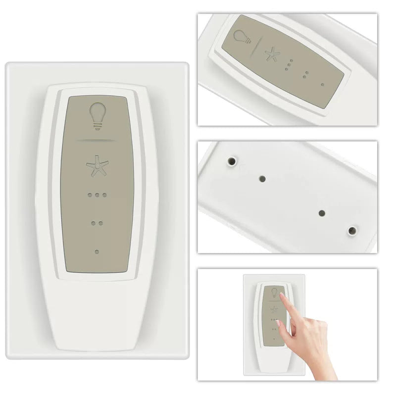 Remote Control For Hunter 3-Speed Ceiling Fan 99110 With Wall Bracket [3]