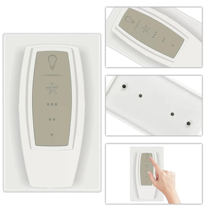 Remote Control For Hunter 3-Speed Ceiling Fan 99110 With Wall Bracket [3]