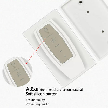 Remote Control For Hunter 3-Speed Ceiling Fan 99110 With Wall Bracket [5]