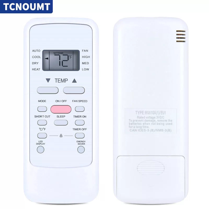 Remote Control For Midea Comfort Aire Air Conditioner RG51G5(1)/CEU1 [1]
