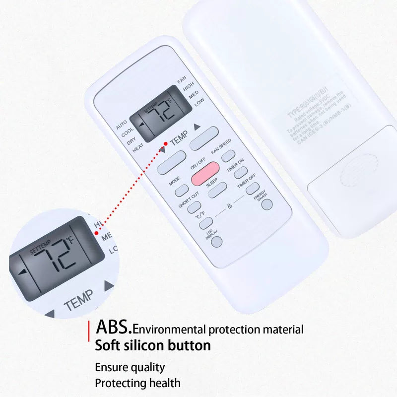 Remote Control For Midea Comfort Aire Air Conditioner RG51G5(1)/CEU1 [4]
