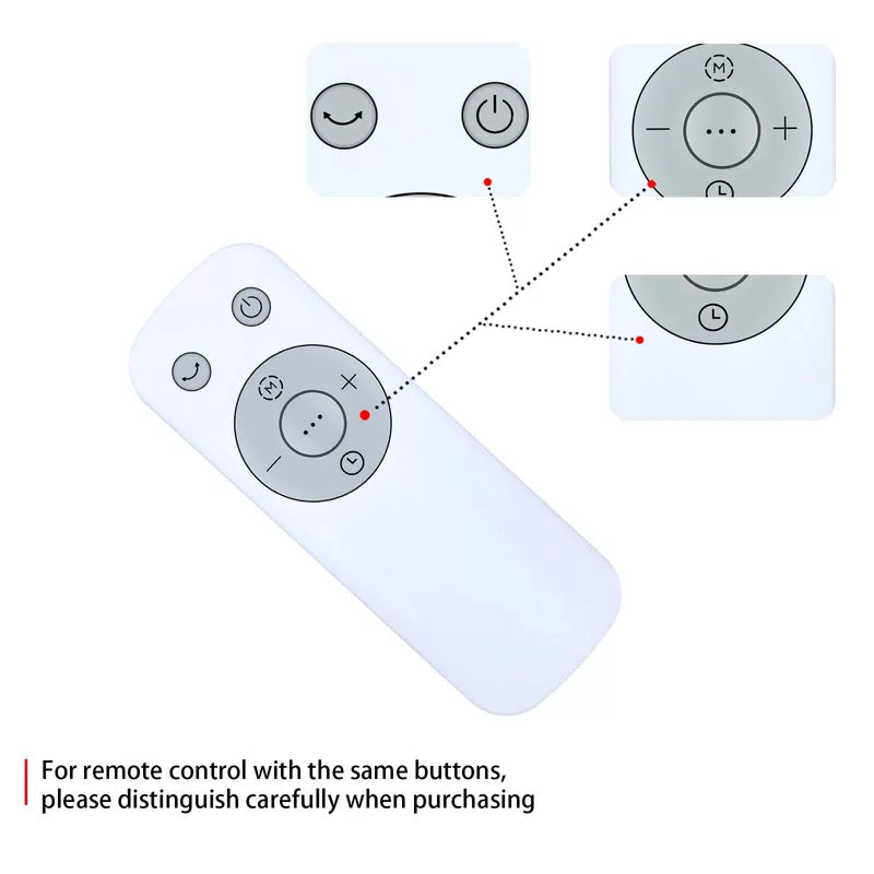 Remote Control For Midea NTH20-22GR(WH) Energy-Saving Quiet Fan Heater [5]
