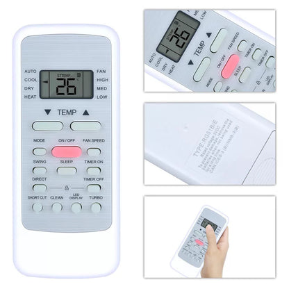 Remote Control For Midea RG51B(1)/EU1 RG51B(2)/E RG51B/E Air Conditioner [2]