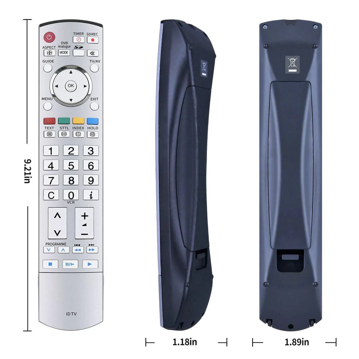 Remote Control For Panasonic TV N2QAKB000059 N2QAYB000047 TH37PV500 TX-26LXD500 [5]