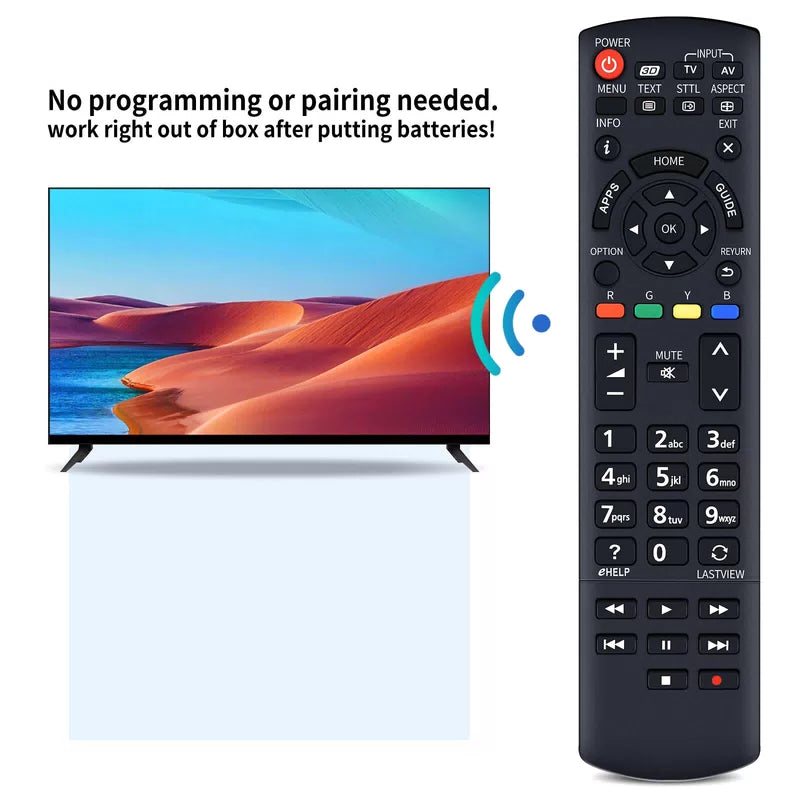 Remote Control For Panasonic TV THL42ET60A, THL50ET60A, THL55ET60A, THP50ST60A [6]
