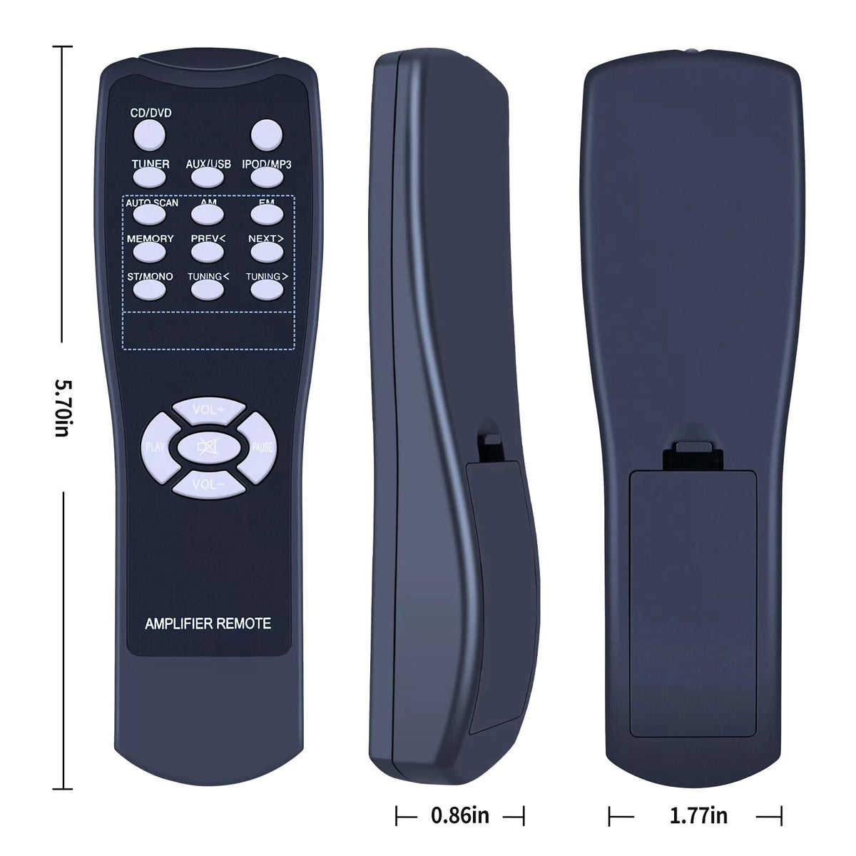 Remote Control For Pyle PT390BTU Digital Home Theater Stereo Receiver [3]