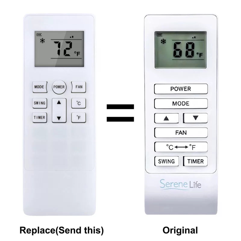 Remote Control For SereneLife Small Air Conditioner Portable 14,000 BTU SLPAC14 [1]