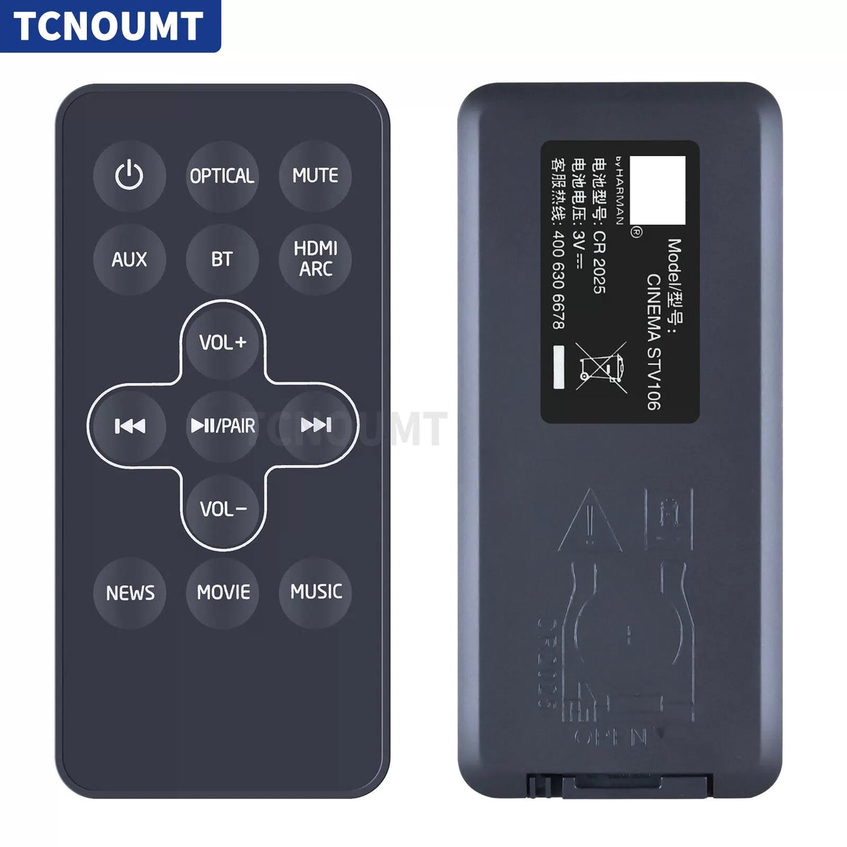 Remote Control For Sharp HT-SBW110 HT-SB110 HT-SB115 92LRC105001372 Soundbar [1]