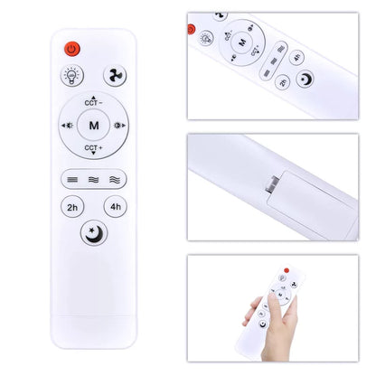 Remote Control For Socket Fan Light,Wireless Small Ceiling Fans with Lights [2]