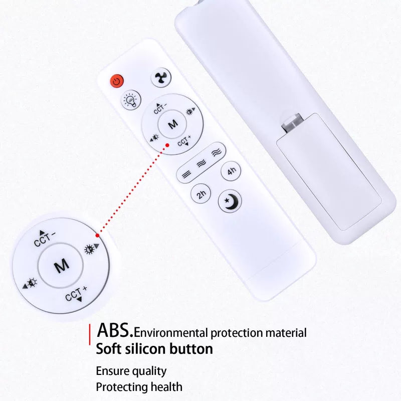 Remote Control For Socket Fan Light,Wireless Small Ceiling Fans with Lights [4]