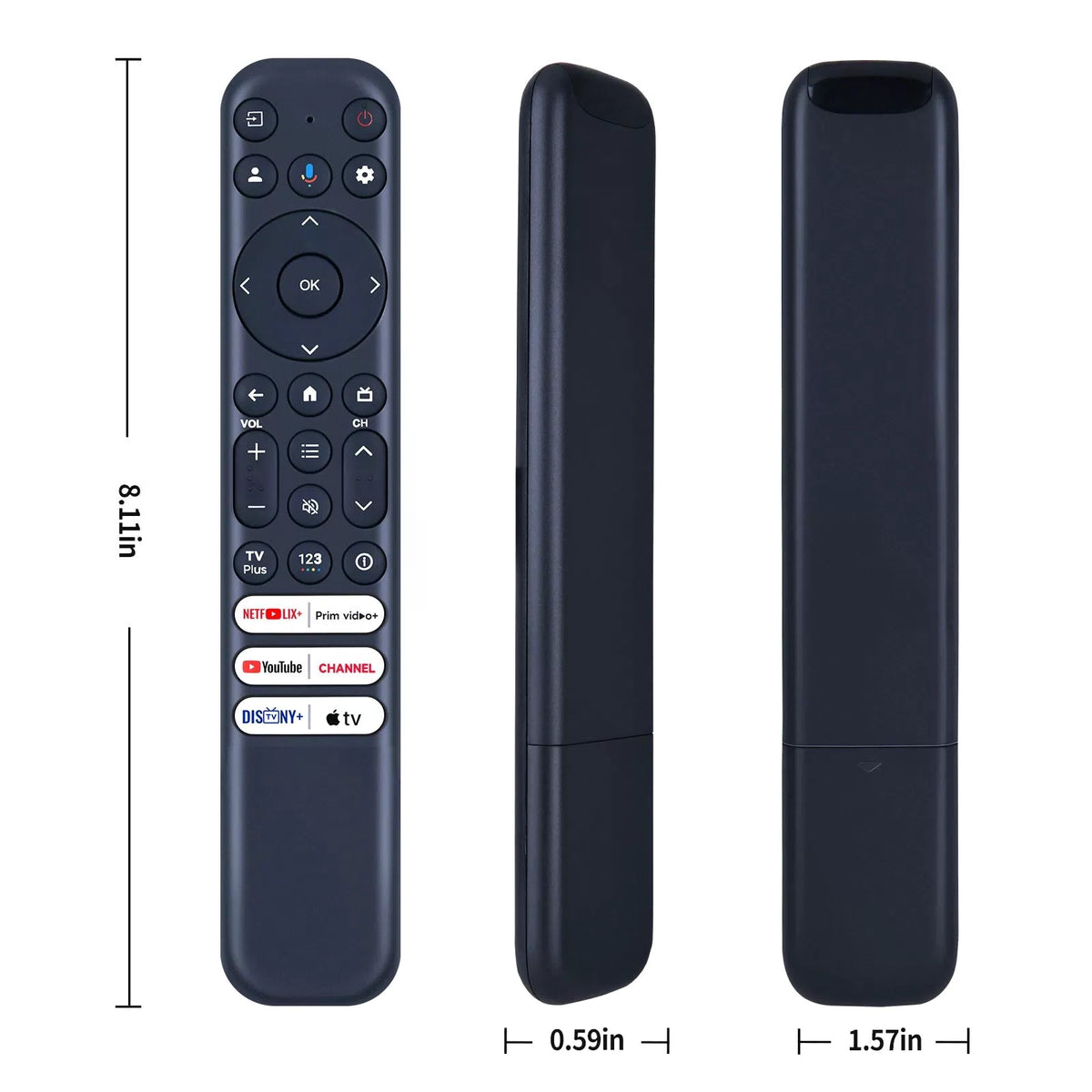 Remote Control For TCL Smart QLED TV Q6 Q7 QM8 S3 S4 Series Q750G without Voice [5]