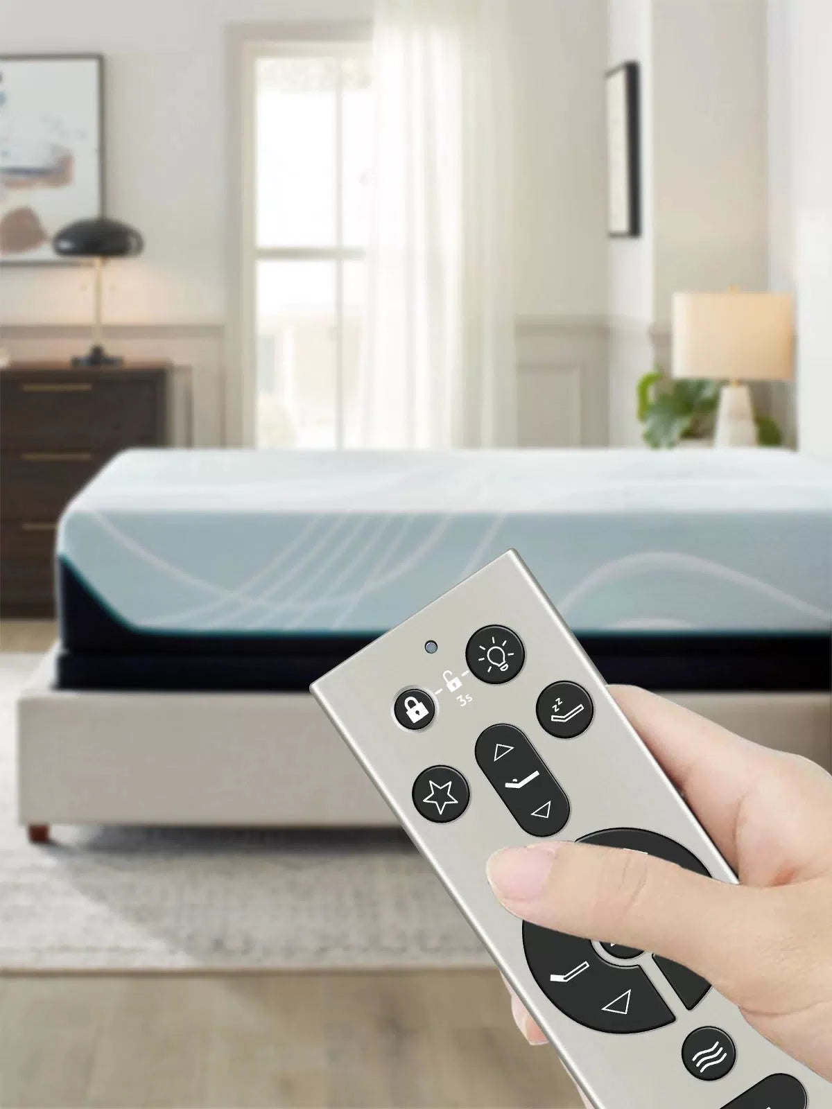 Remote Control For TEMPUR ERGO KEESON RF396B JLDK.111.13.01 Adjustable Bed Base [2]