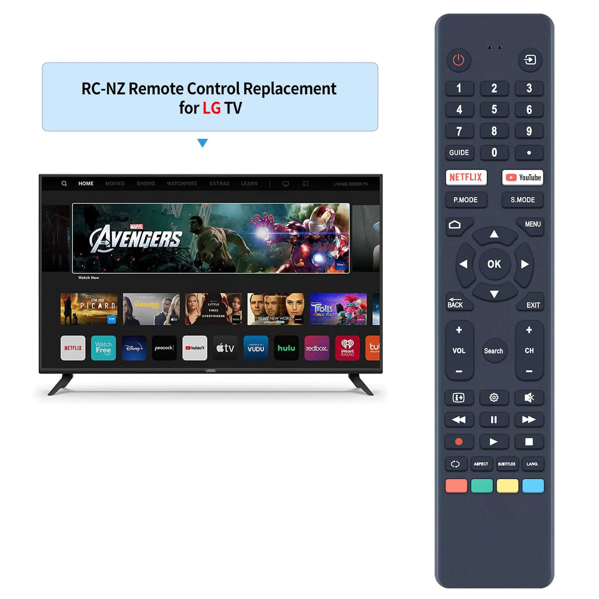 Remote Control For VEON Smart 4K UHD LED HDTV Android TV Without voice [2]