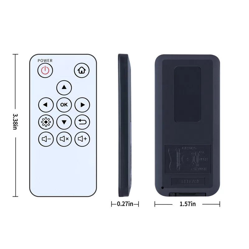 Remote Control For ViewSonic M1 mini Plus Pocket Cinema Projector [5]