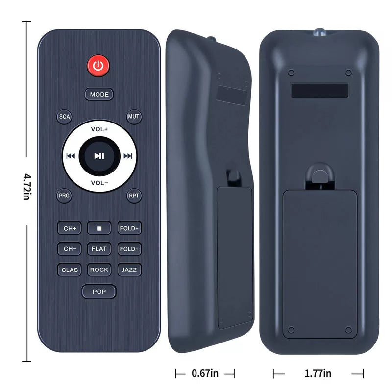 Remote Control For WISCENT WTB-791, Roxel RCD-230BT,Denver TDC-280 [3]