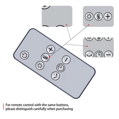 Remote Control For WYRAVIO / BTGGG Portable Space Heater [5]