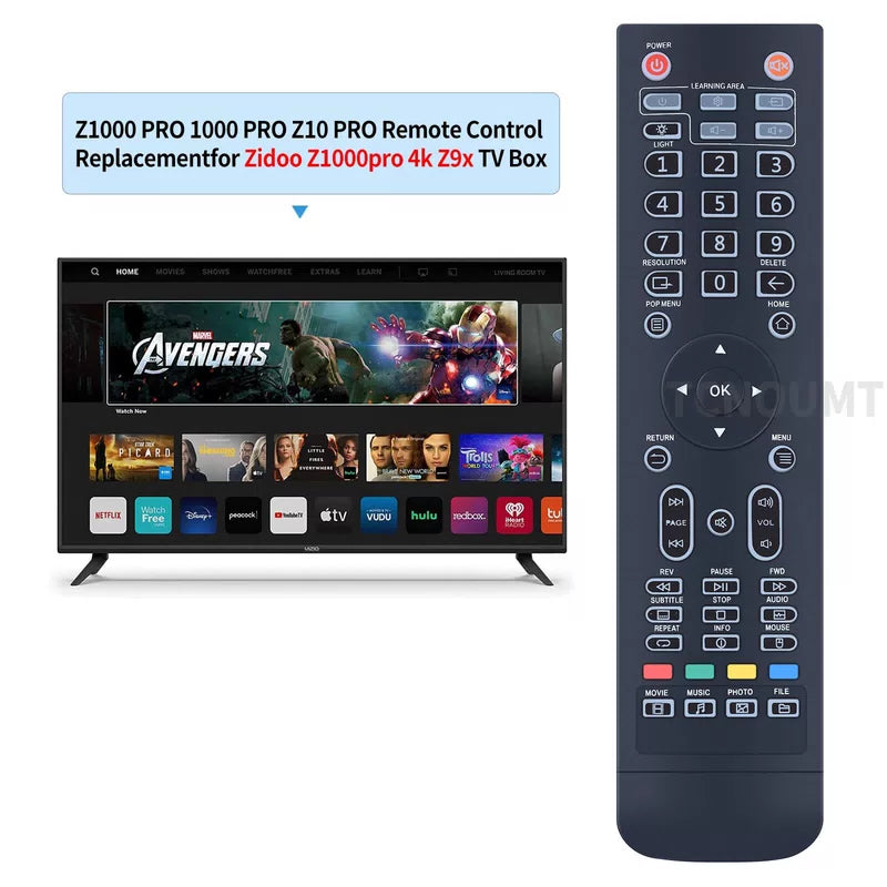 Remote Control For Zidoo Z1000 PRO 4K UHD Media Player Disk Player TV [2]