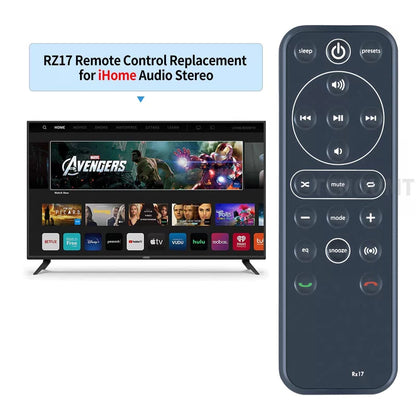 Remote Control For iHome Rz17 RZ17 IRZ17B I-POD Dock The Home System [2]