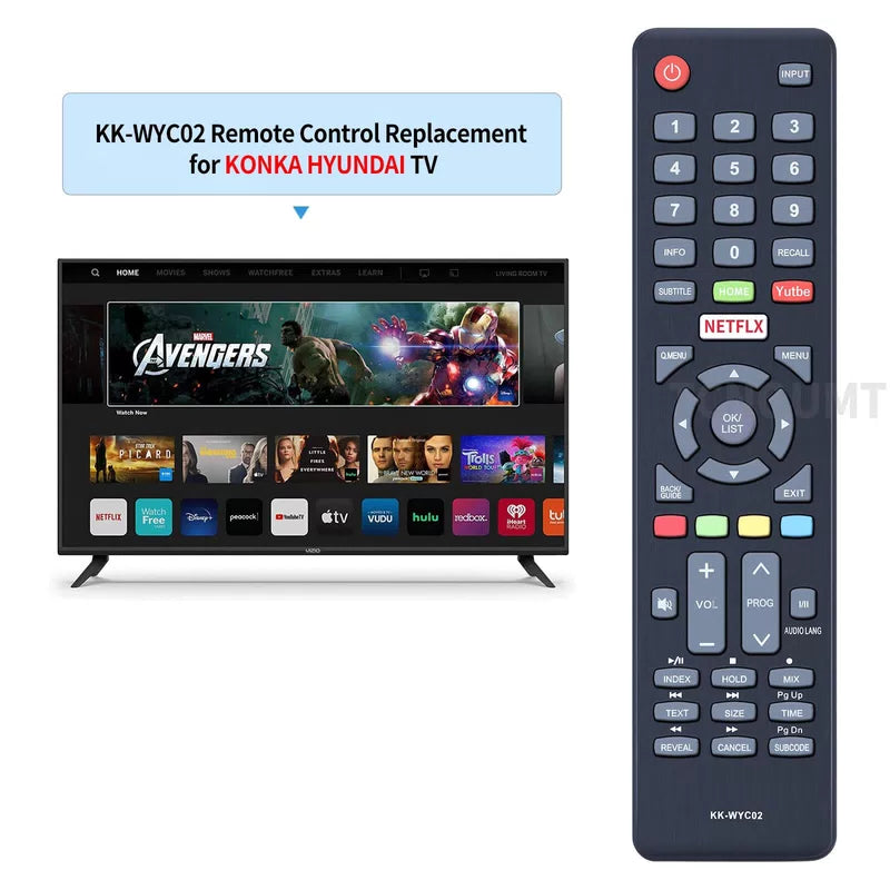 Remote Control KK-WYC02 For Konka Smart LED LCD HDTV TV TELEVISION [2]