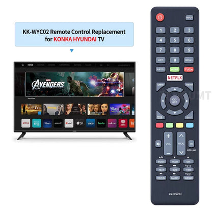 Remote Control KK-WYC02 For Konka Smart LED LCD HDTV TV TELEVISION [2]