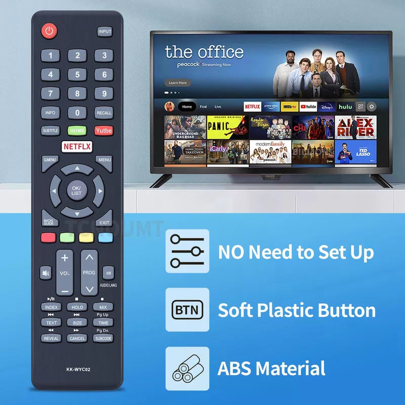Remote Control KK-WYC02 For Konka Smart LED LCD HDTV TV TELEVISION [3]