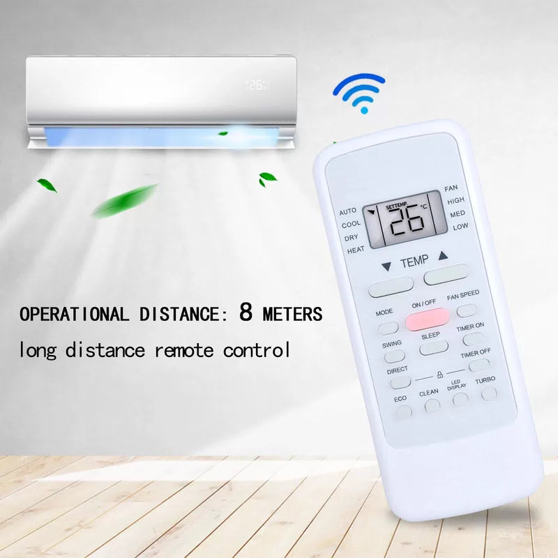 Replacement AC Remote Control For Midea RG51A(2)/EU1 RG51A(2)/E Air Conditioner [6]