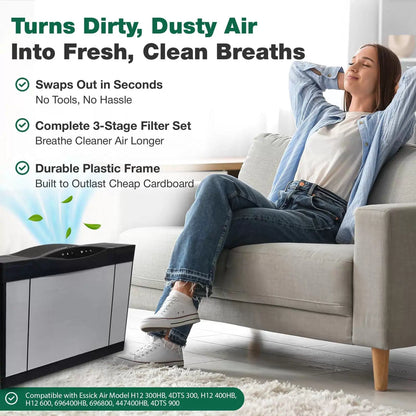 Replacement Air Humidifier Filter - Compatible With 18.7" x 10.4" x 0.8" [5]
