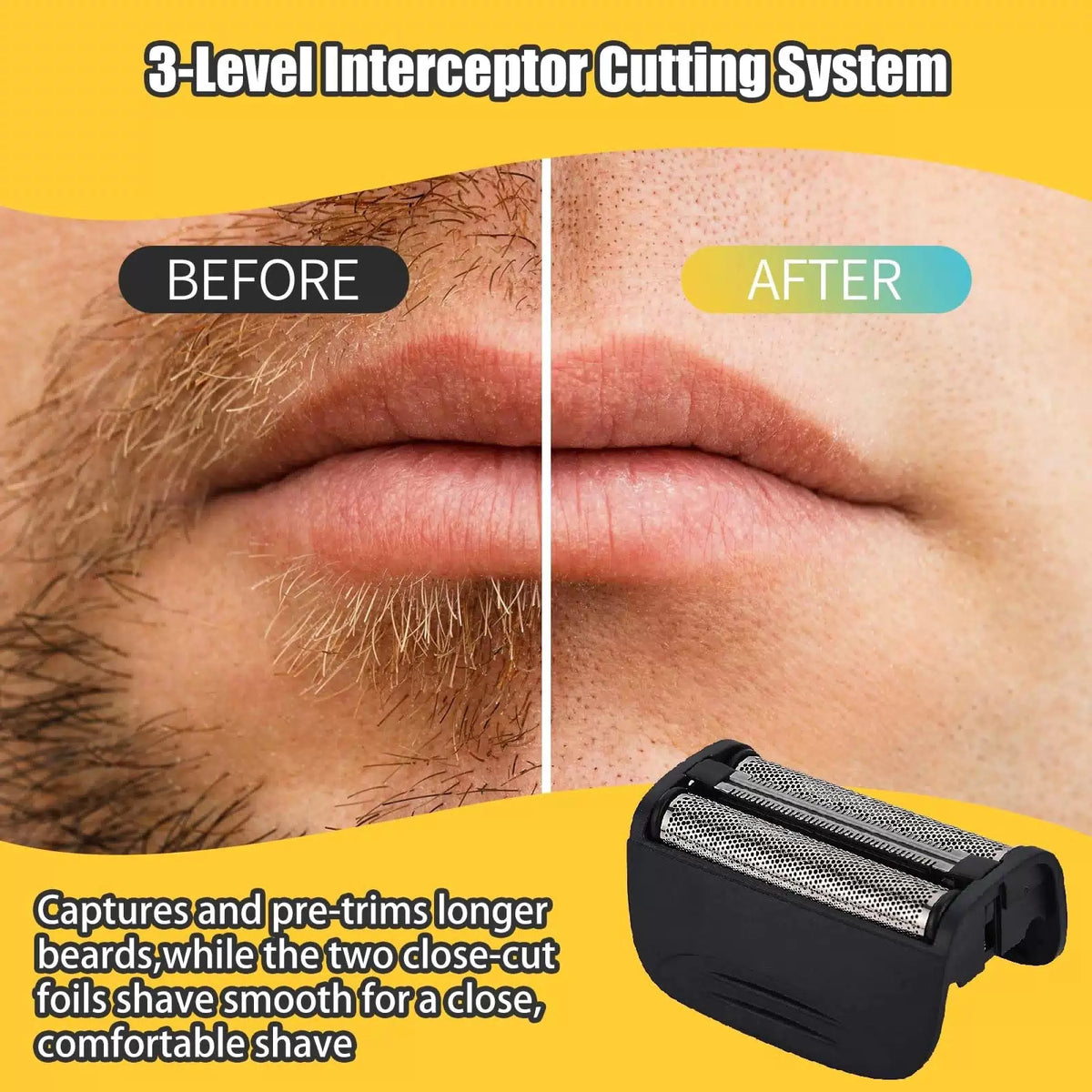 Replacement Head and Cutter Assembly 1 Count (Pack of 2), Black-2 Pack [2]