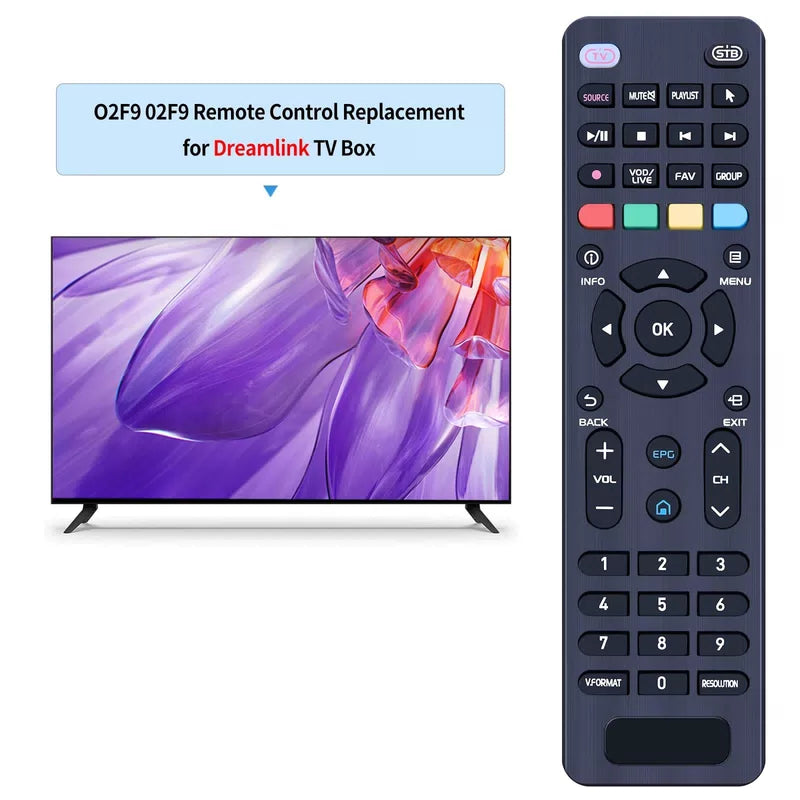 Replacement Learning Remote Control For Dreamlink T1 T1Plus T2 /Formuler O2F9 [2]