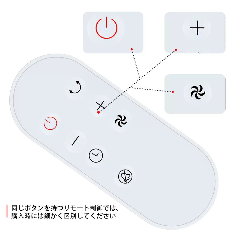 Replacement Remote Control For AIRMATE Circulator Fan FB23122R-A1 [5]