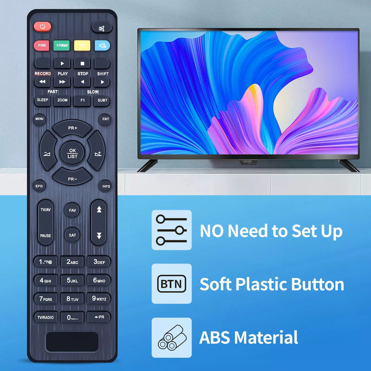 Replacement Remote Control For Anadol HD 200+ PLUS Satellite Receiver [3]