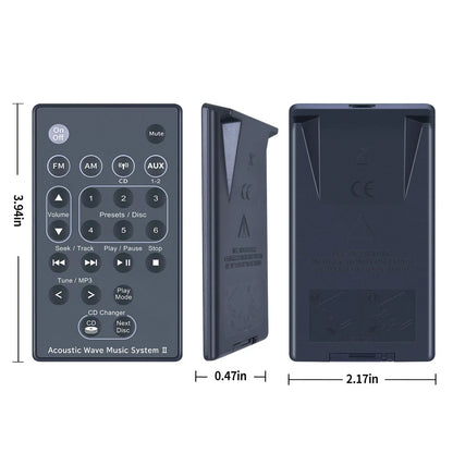 Replacement Remote Control For Bose Acoustic Wave Music System II [2]