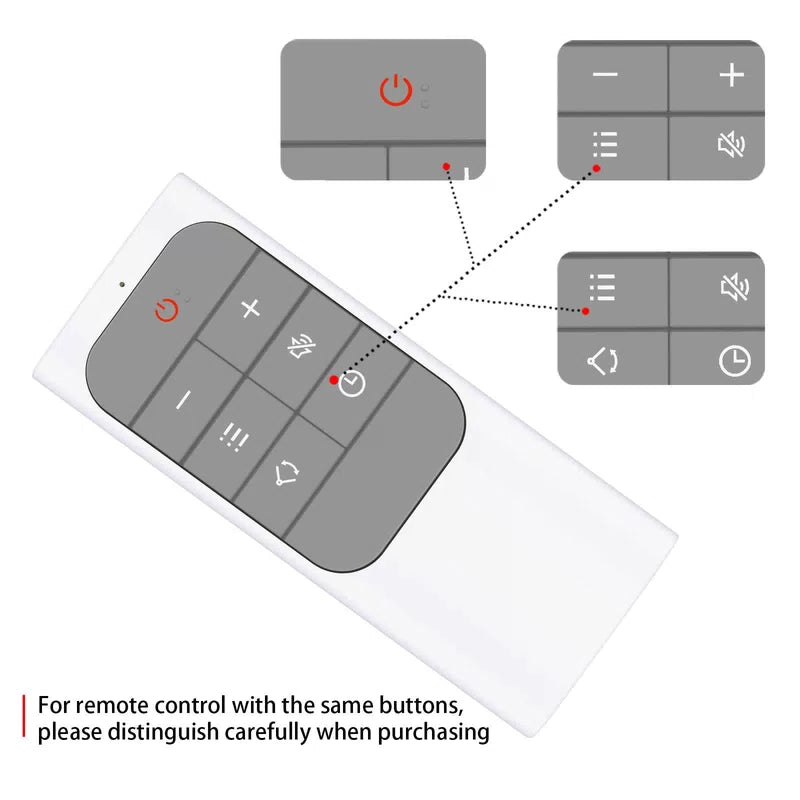 Replacement Remote Control For Dreo Smart Wall Heater WH719S DR-HSH009S [6]