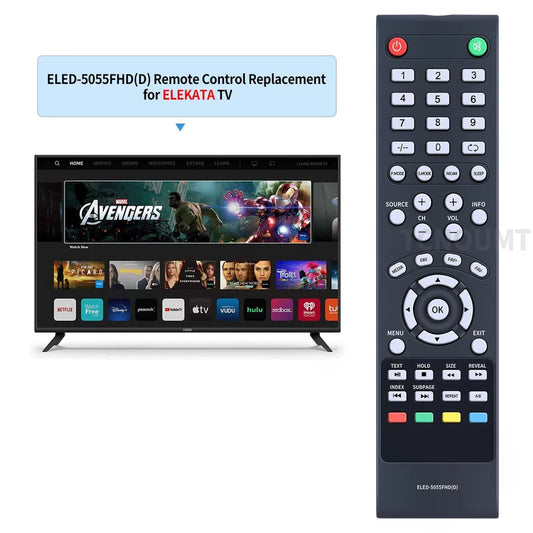 Replacement Remote Control For Elekta 50 Inch FHD LED TV ELED-5055FHD [2]