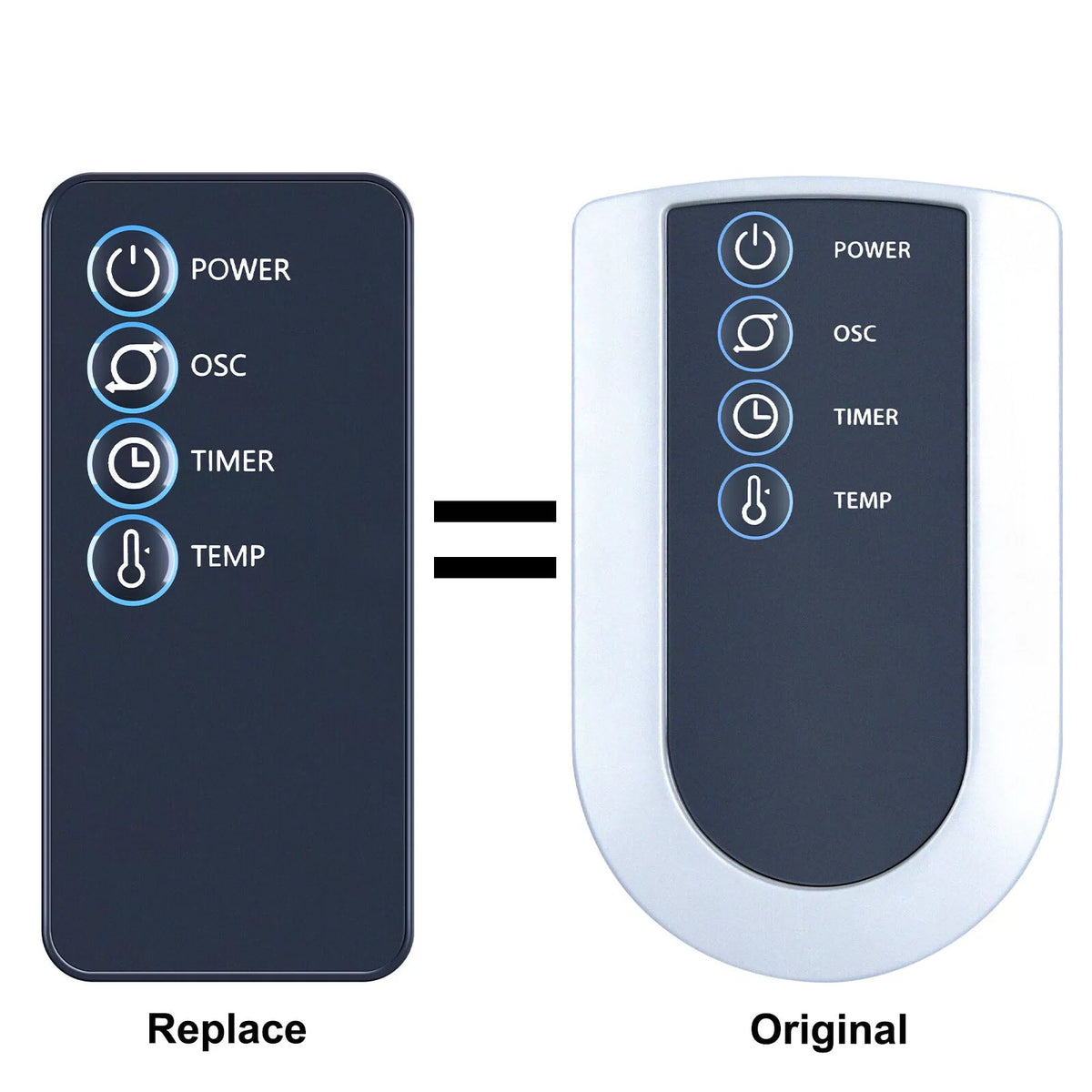 Replacement Remote Control For Lasko Tower Fan 4-Button [1]
