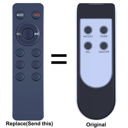 Replacement Remote Control For Na Wall Fan Model: VPN-018 [1]