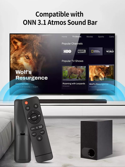 Replacement Remote Control For ONN Sound Bar 100043839 100069413 [2]