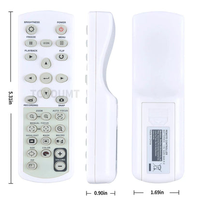 Replacement Remote Control For Optoma DC450 13MP Document Camera [5]