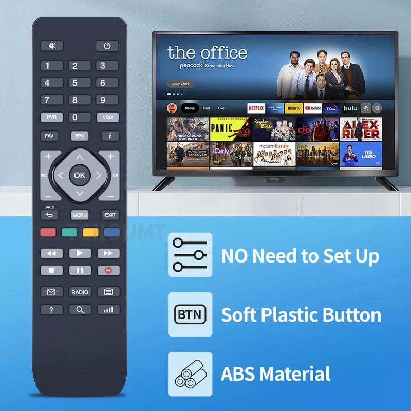 Replacement Remote Control For Osio OST-5017-CO Pre programmed Cosmote TV [3]