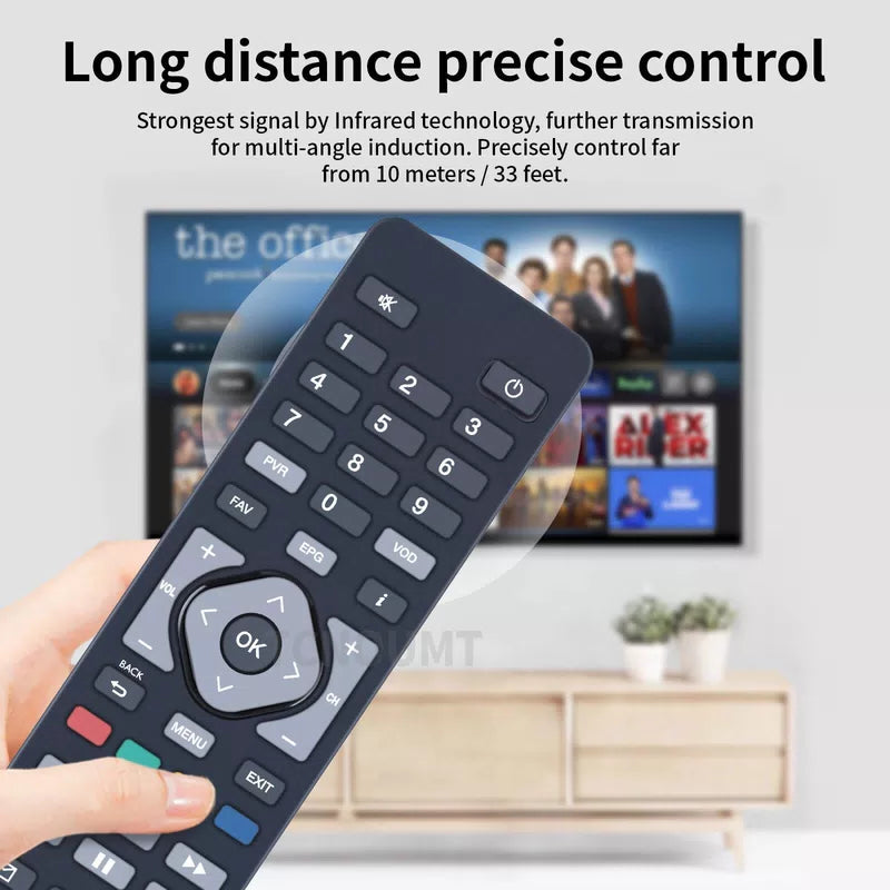 Replacement Remote Control For Osio OST-5017-CO Pre programmed Cosmote TV [7]