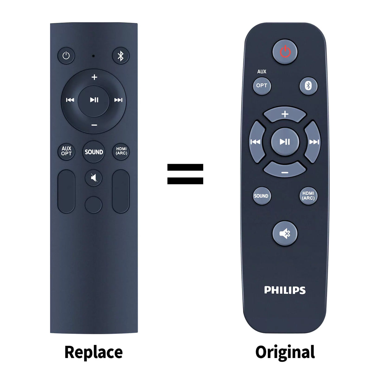 Replacement Remote Control For Philips Soundbar HTL1508 1506 1520/93 1520B [1]
