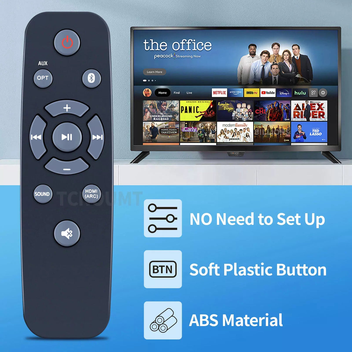 Replacement Remote Control For Philips Soundbar HTL1508 1506 1520/93 1520B [4]