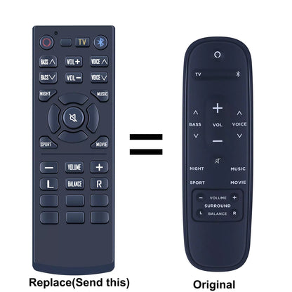 Replacement Remote Control For Polk Audio React Home Theater Sound Bar [1]