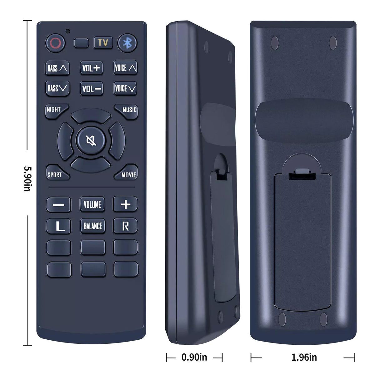 Replacement Remote Control For Polk Audio React Home Theater Sound Bar [4]