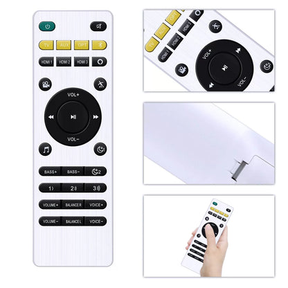 Replacement Remote Control For Polk React & Command Sound Bars [4]