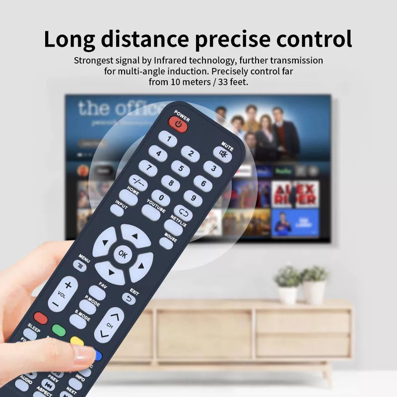 Replacement Remote Control For Winia Smart TV Pantalla LED Daewoo RC-901PQ [7]