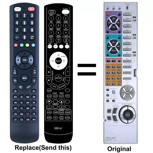 Replacement Remote Control For Yamaha RAV160 VZ33840 DSP-A1 [1]