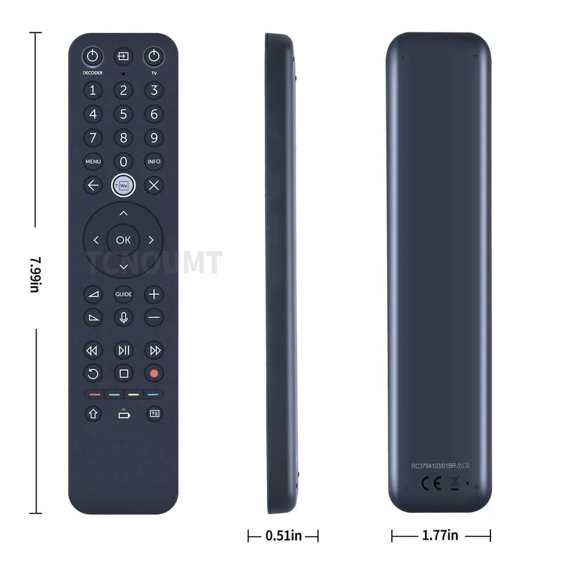 Replacement Remote Control RC3794103/01BR For T-We Box II [5]