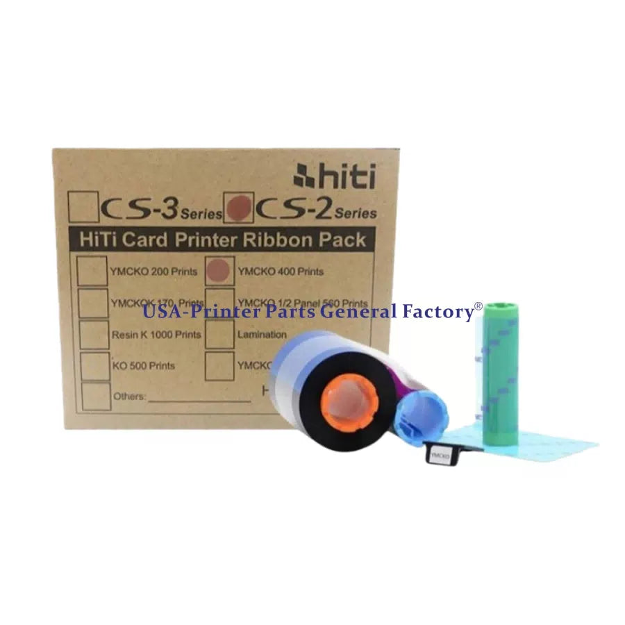 Ribbon Fit For HITI CS200e Color Ribbon YMCKO-400 Sheet  High quality [1]
